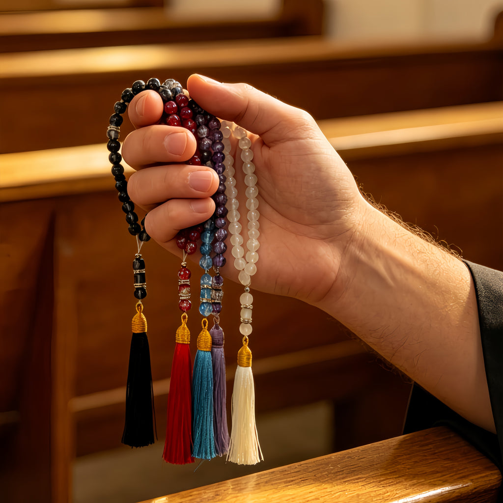 Crystal Mala with 33 Beads