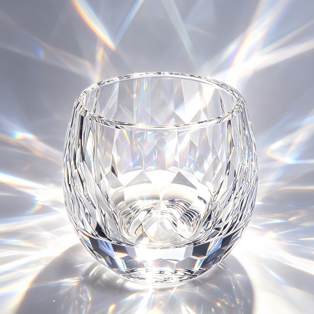 Crystal Whiskey Glasses, Lead-Free Crystal Glassware