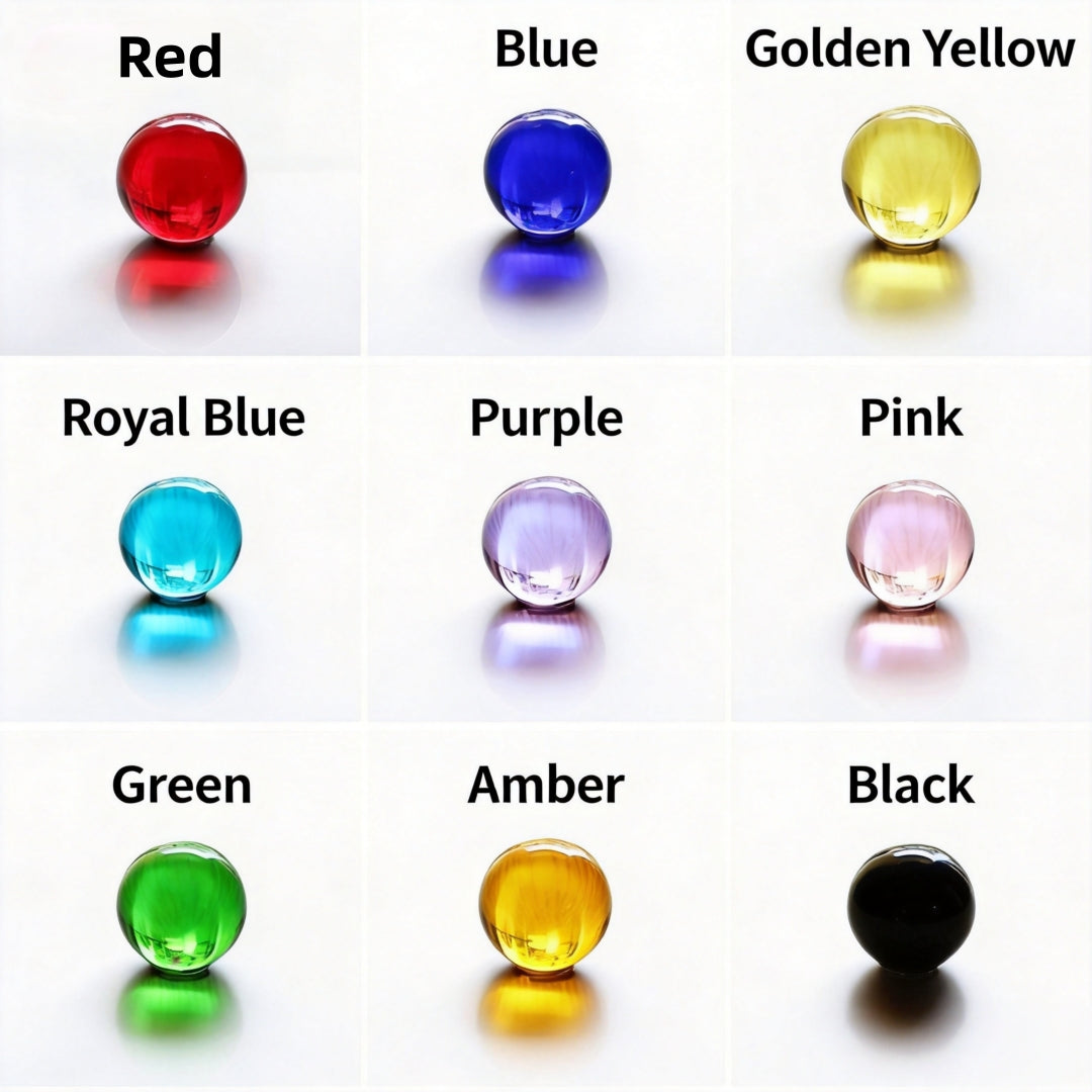 Colored Crystal Glass Ball