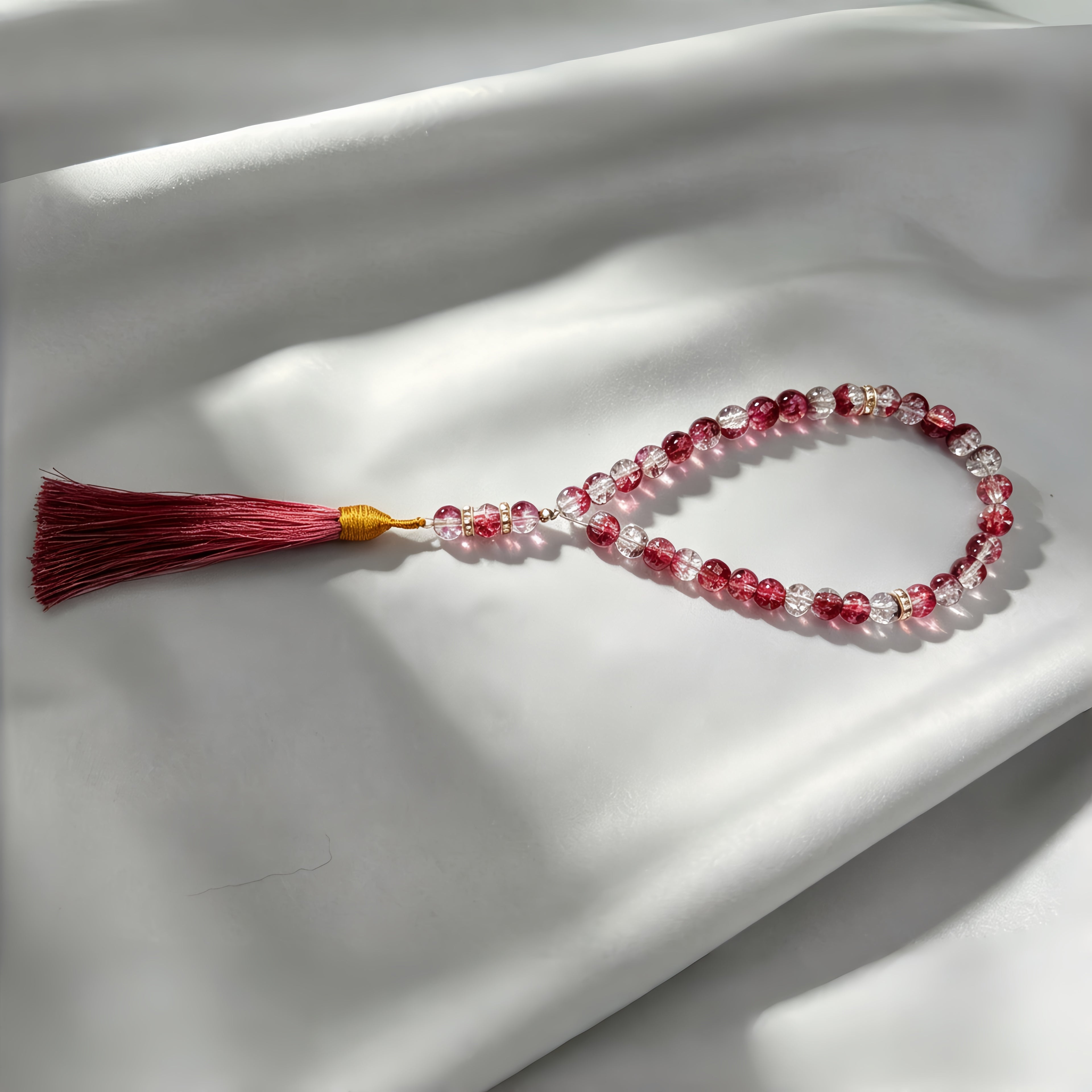 Crystal Mala with 33 Beads