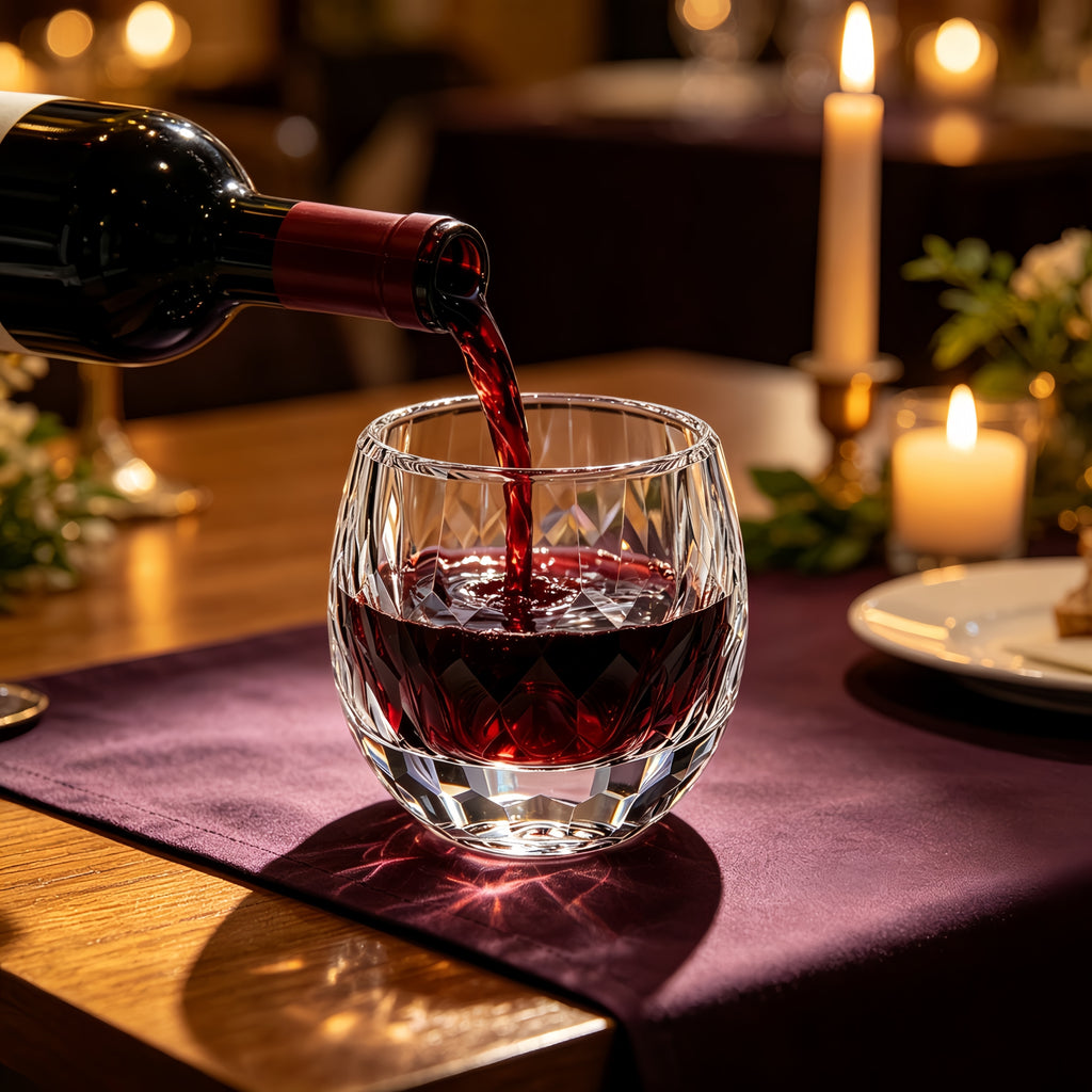 Crystal Whiskey Glasses, Lead-Free Crystal Glassware