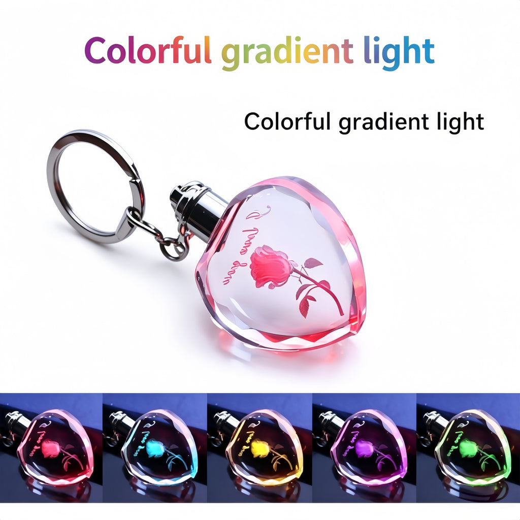 K9 Crystal LED Keychain