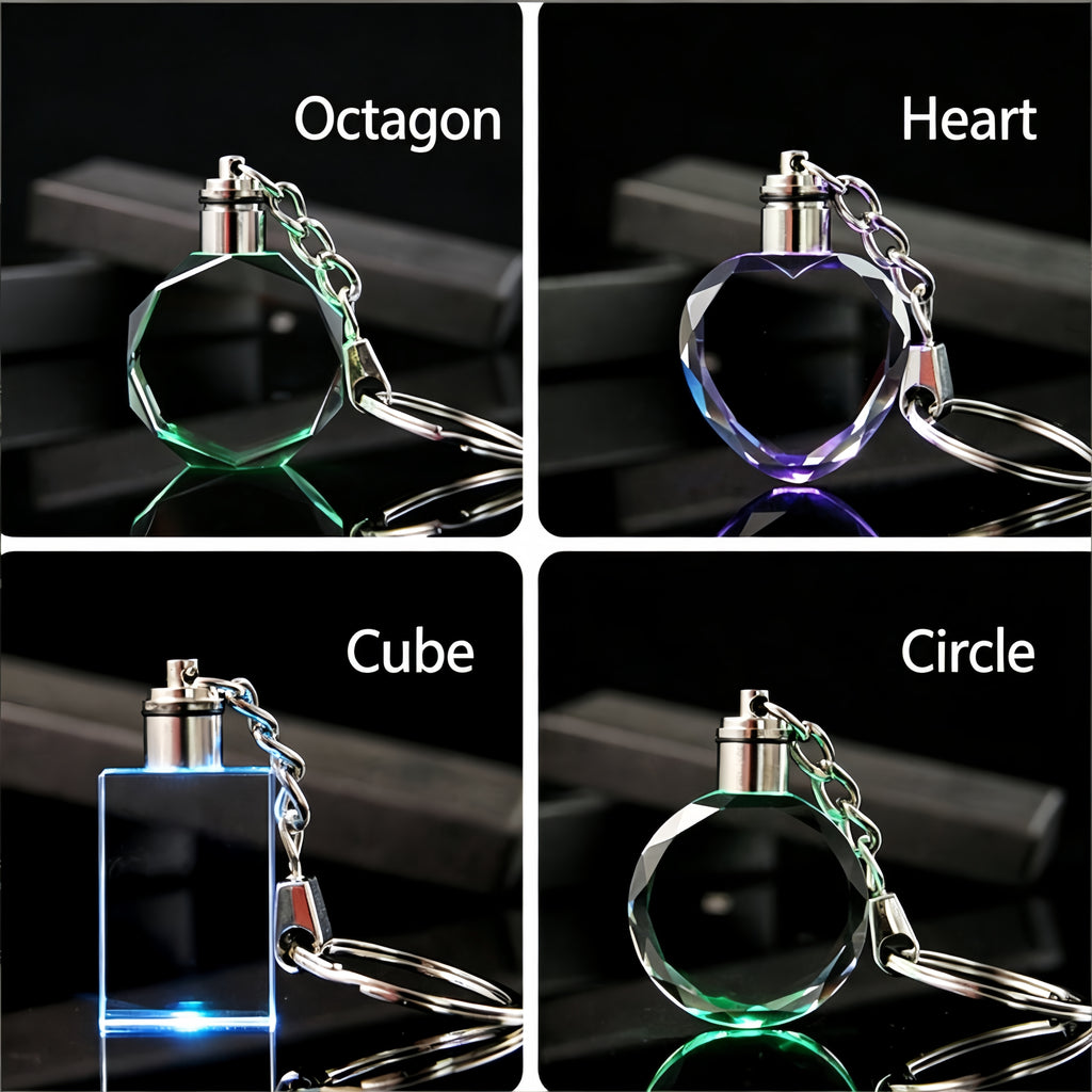 K9 Crystal LED Keychain