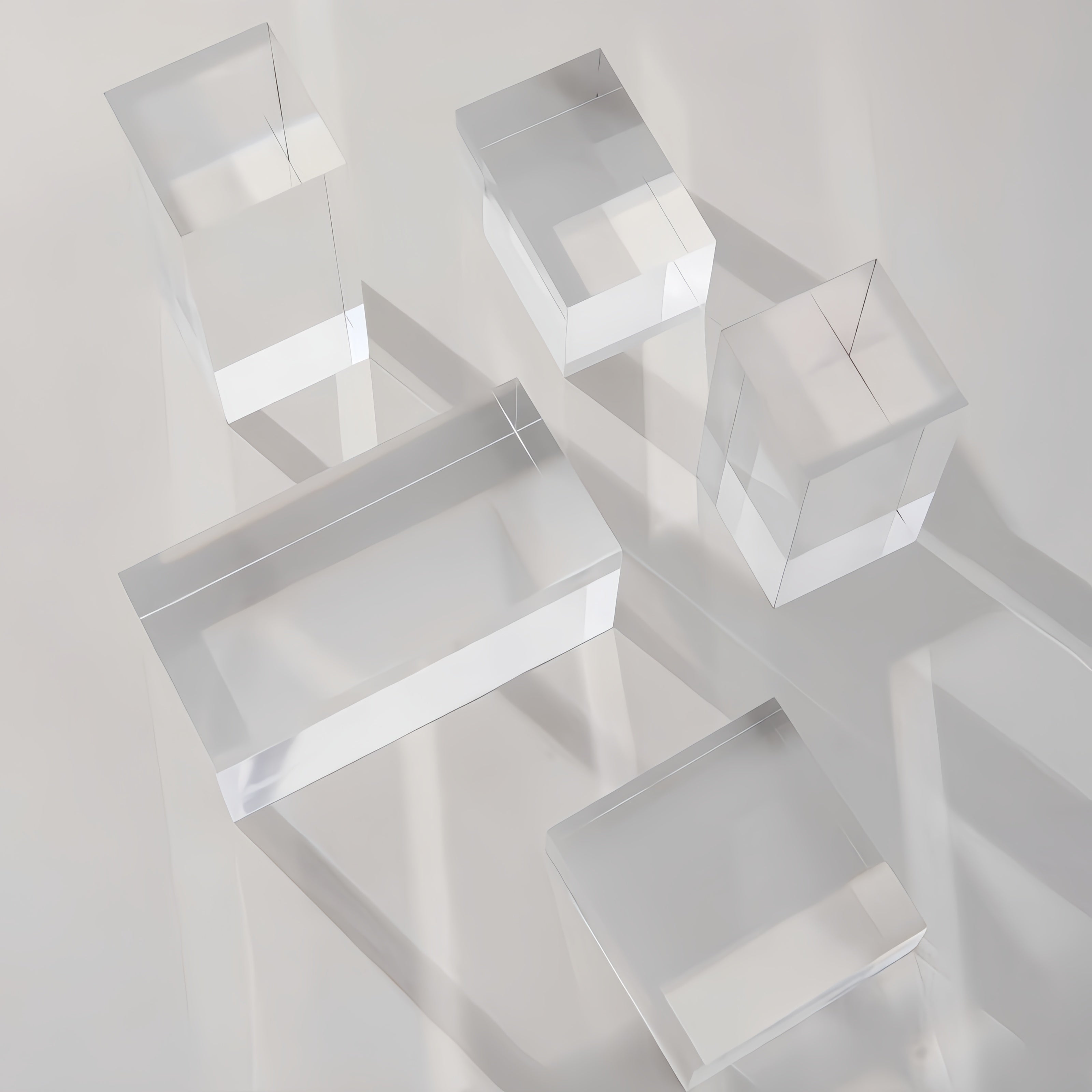 K9 Crystal Cube Blank – Premium 3D Laser Engraving Blank