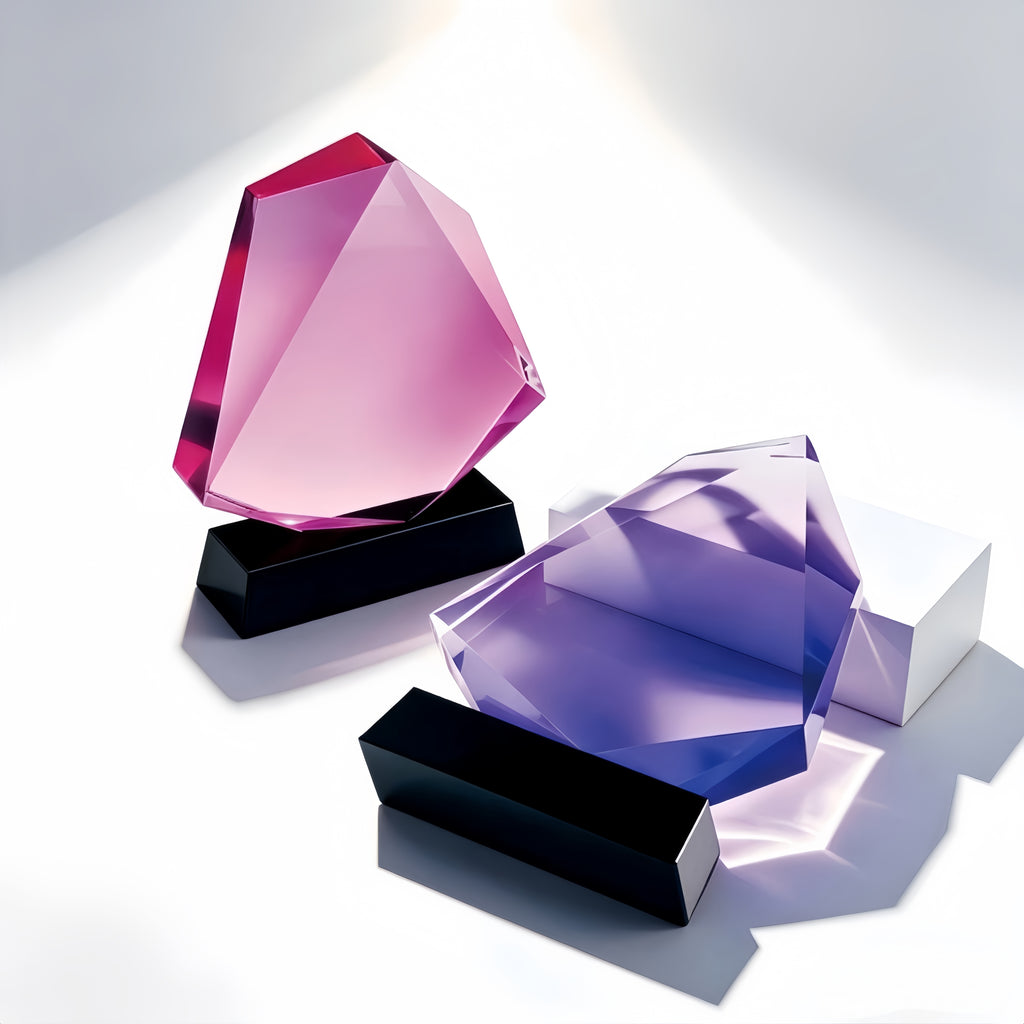 Iridescent Crystal Award Trophy