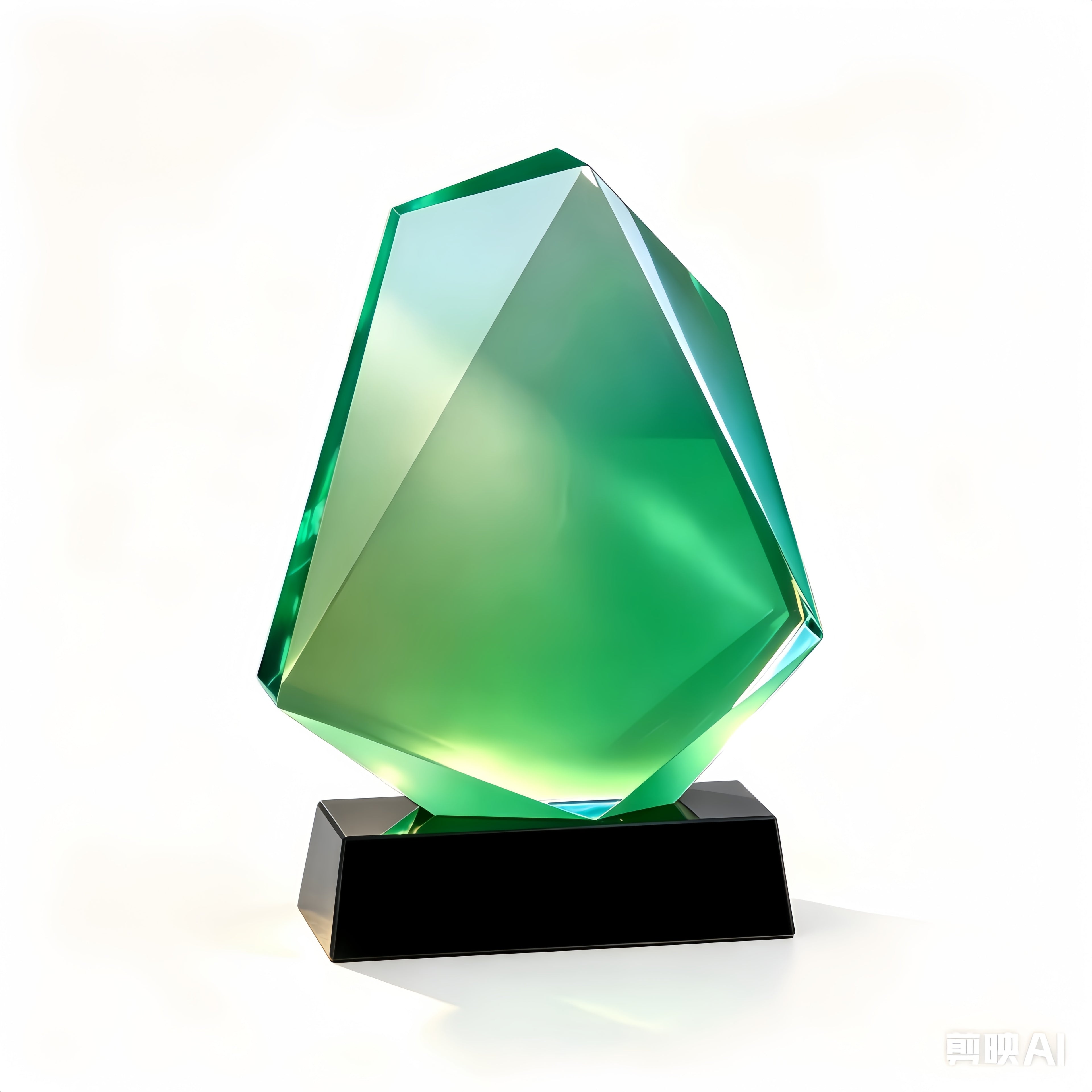 Iridescent Crystal Award Trophy