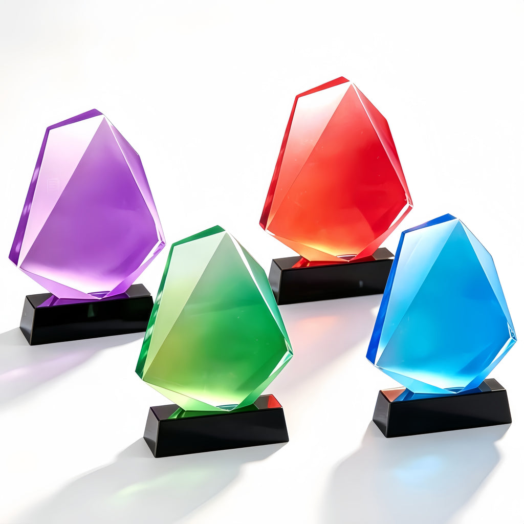 Iridescent Crystal Award Trophy