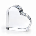 Crystal Love Heart Shape White Blank