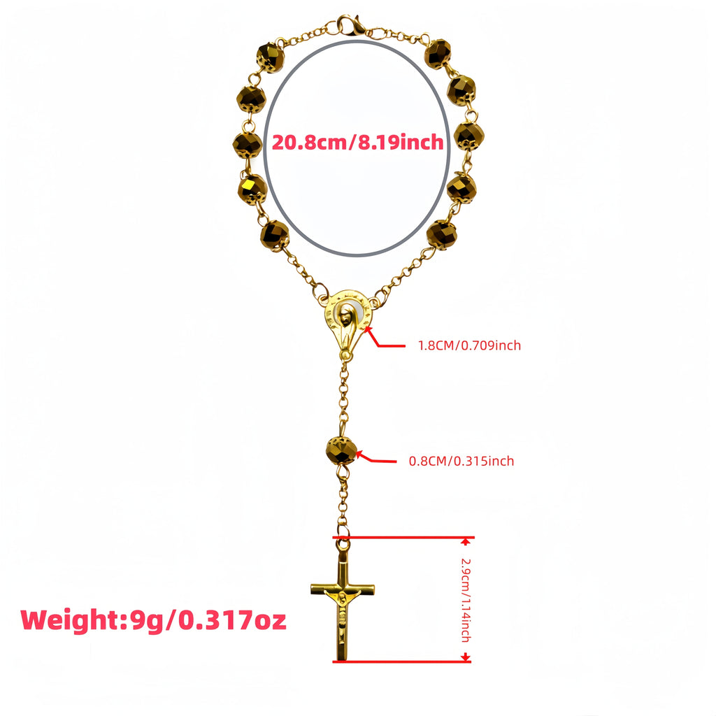 Rosary Bracelet with Crucifix