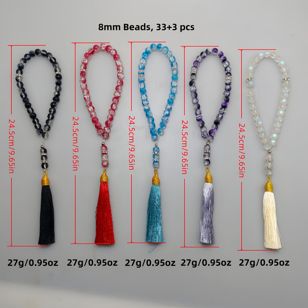 Crystal Mala with 33 Beads
