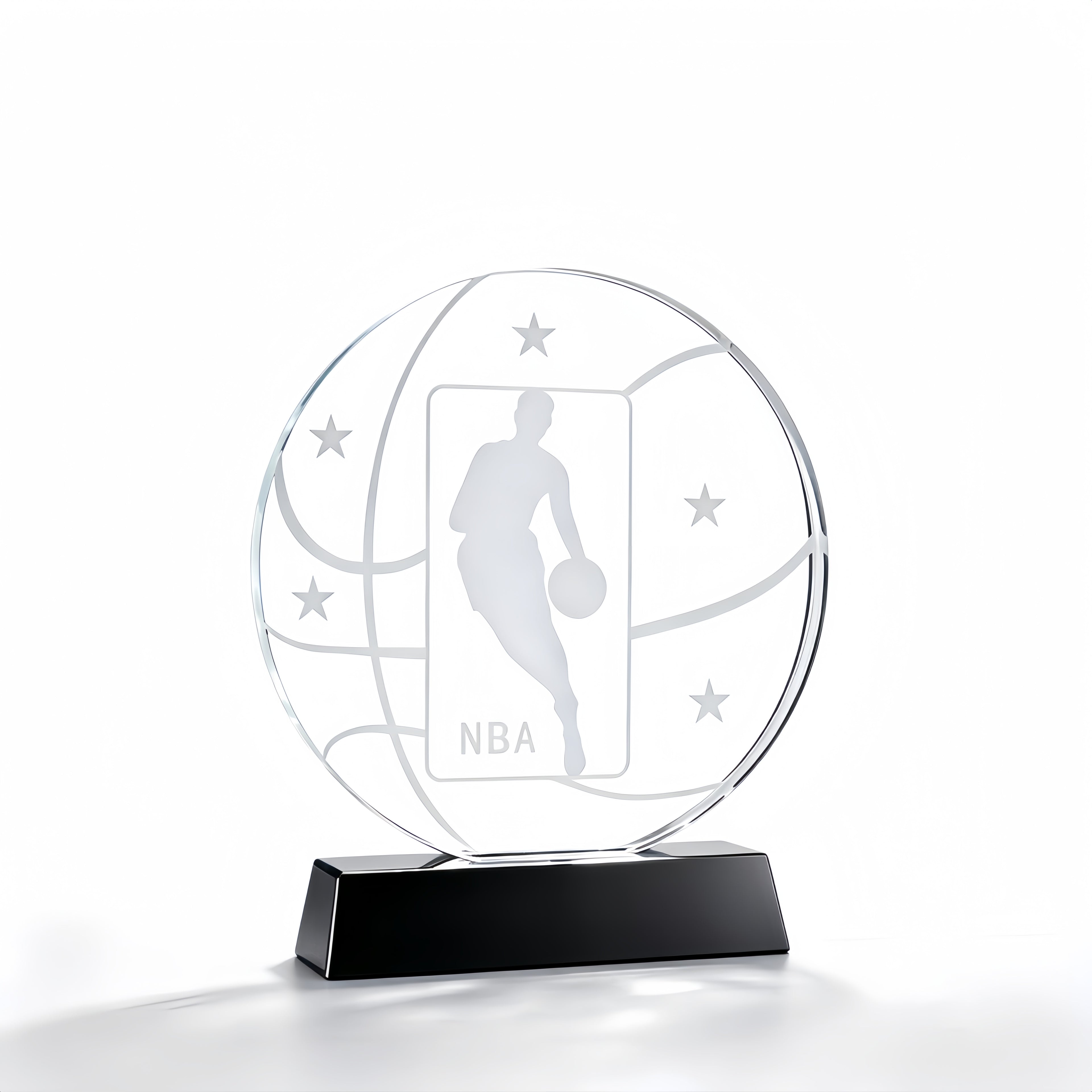 Crystal Award Trophy for Sports Competitions