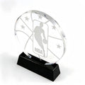 Crystal Award Trophy for Sports Competitions