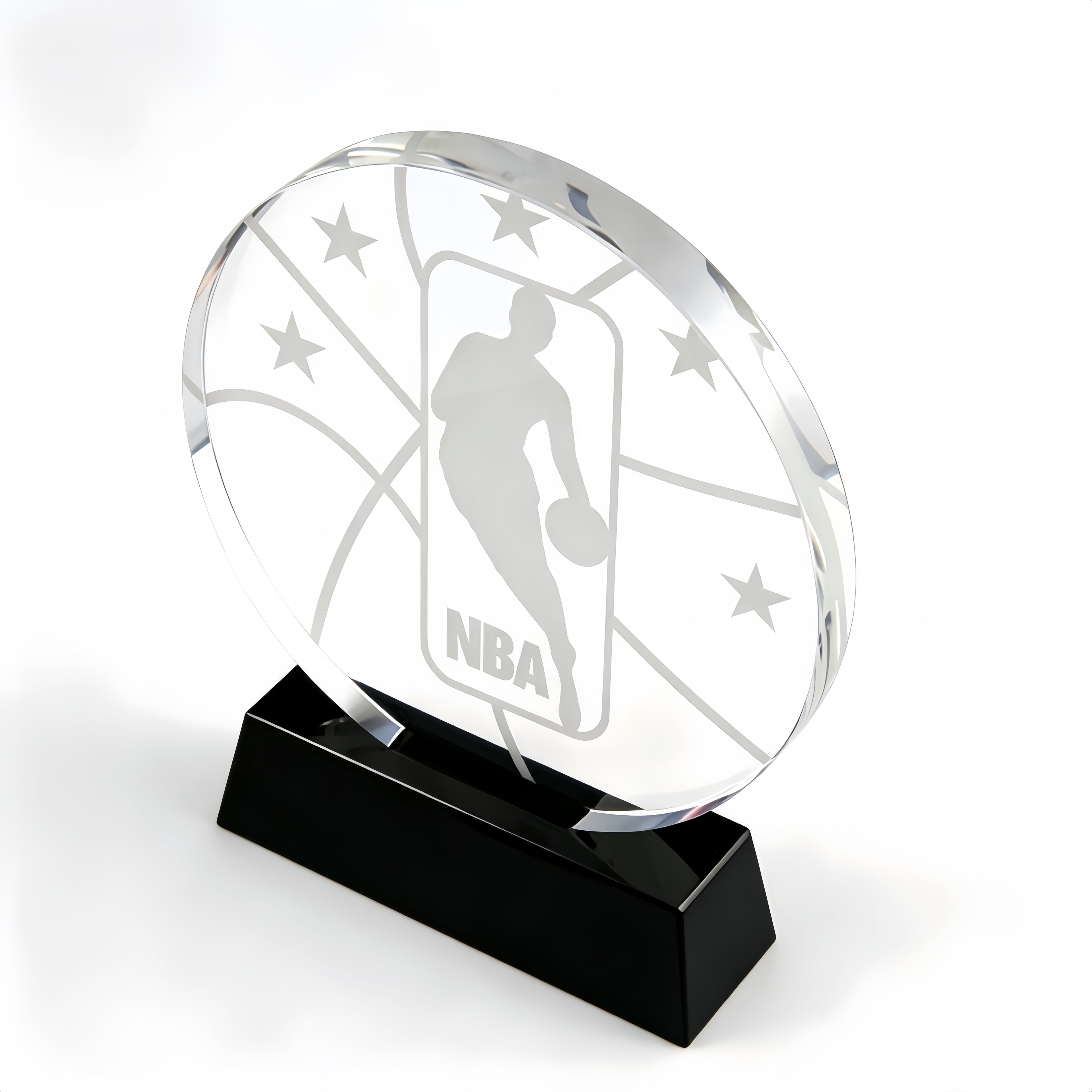 Crystal Award Trophy for Sports Competitions