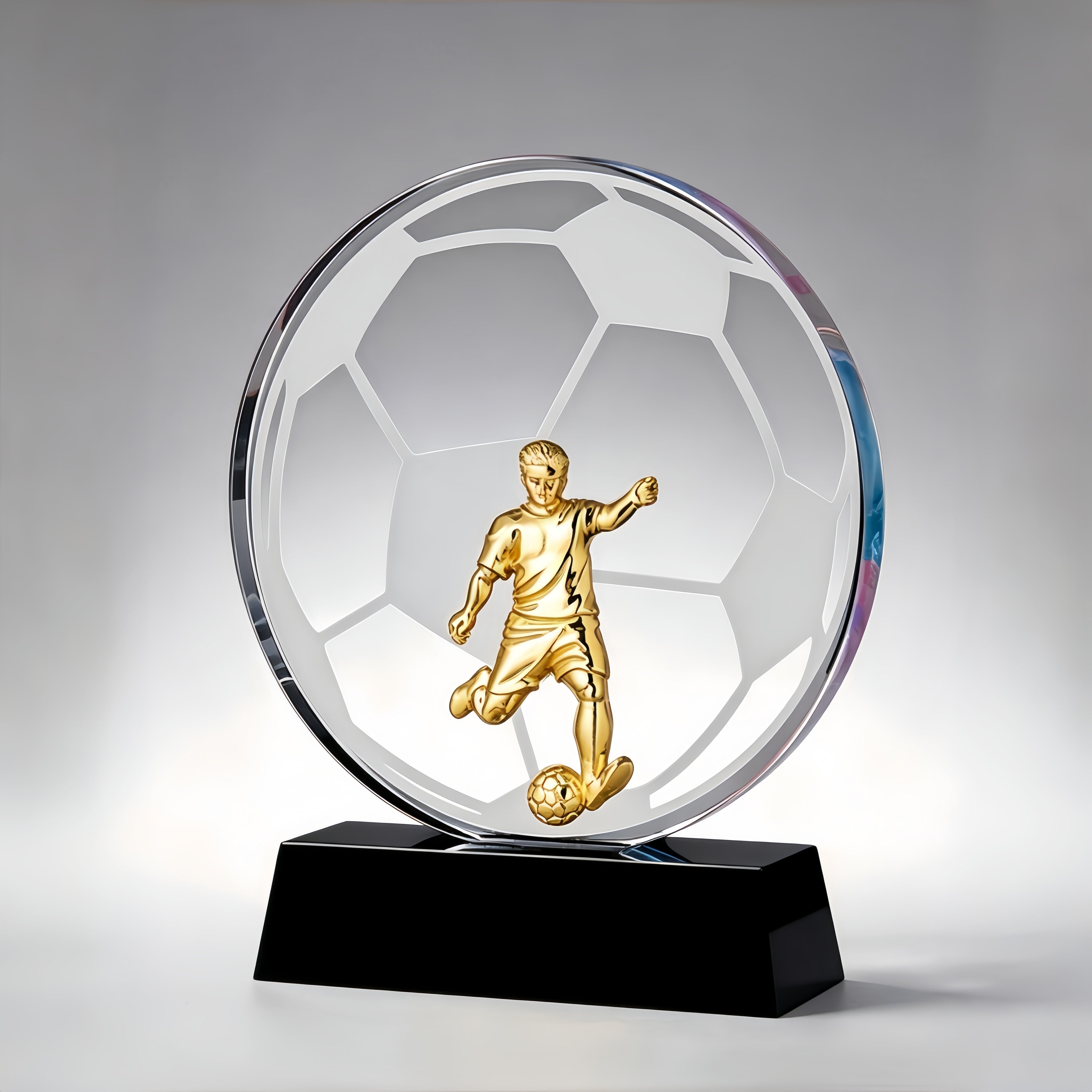 Crystal Award Trophy for Sports Competitions