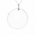 Circular Crystal Glass Pendant