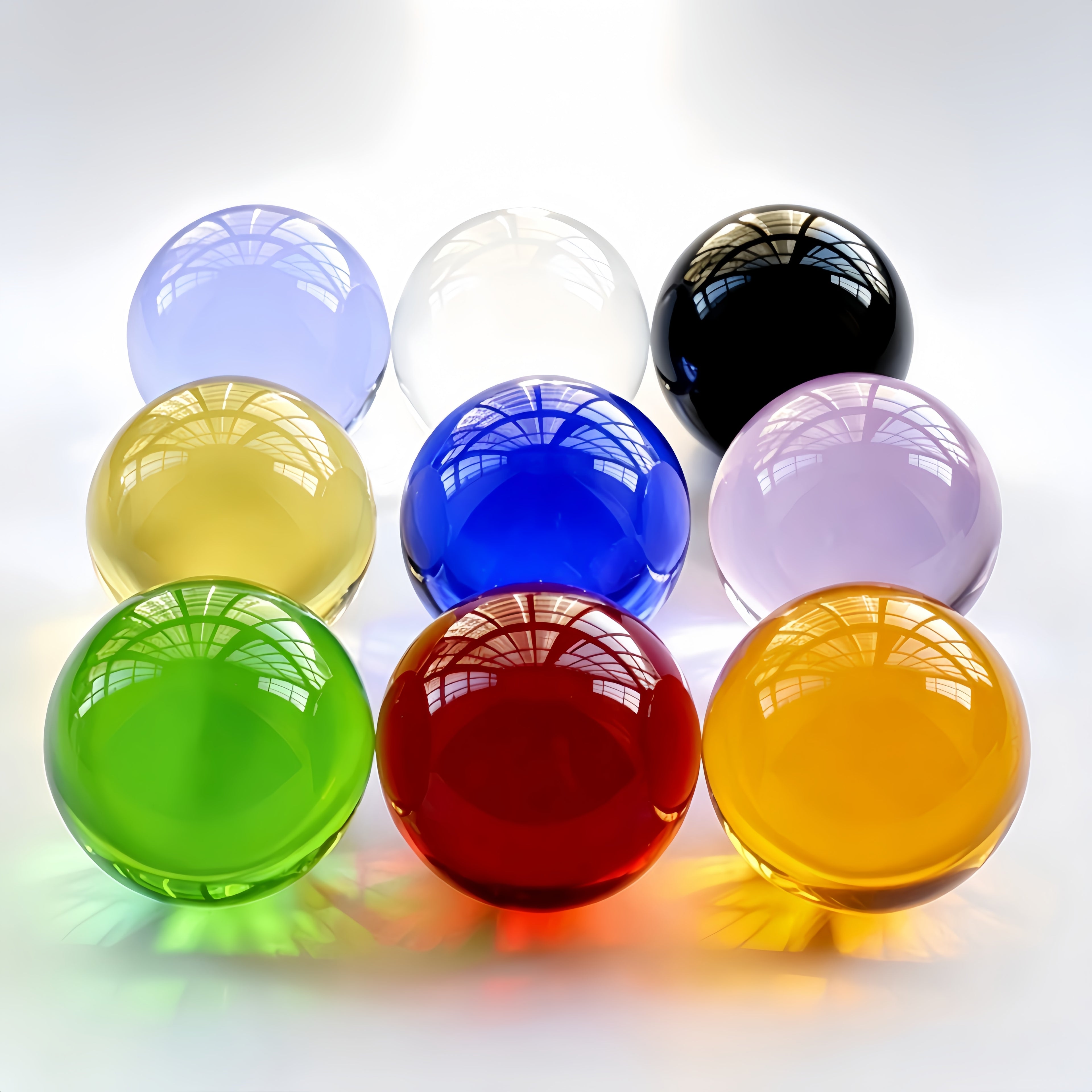 Colored Crystal Glass Ball