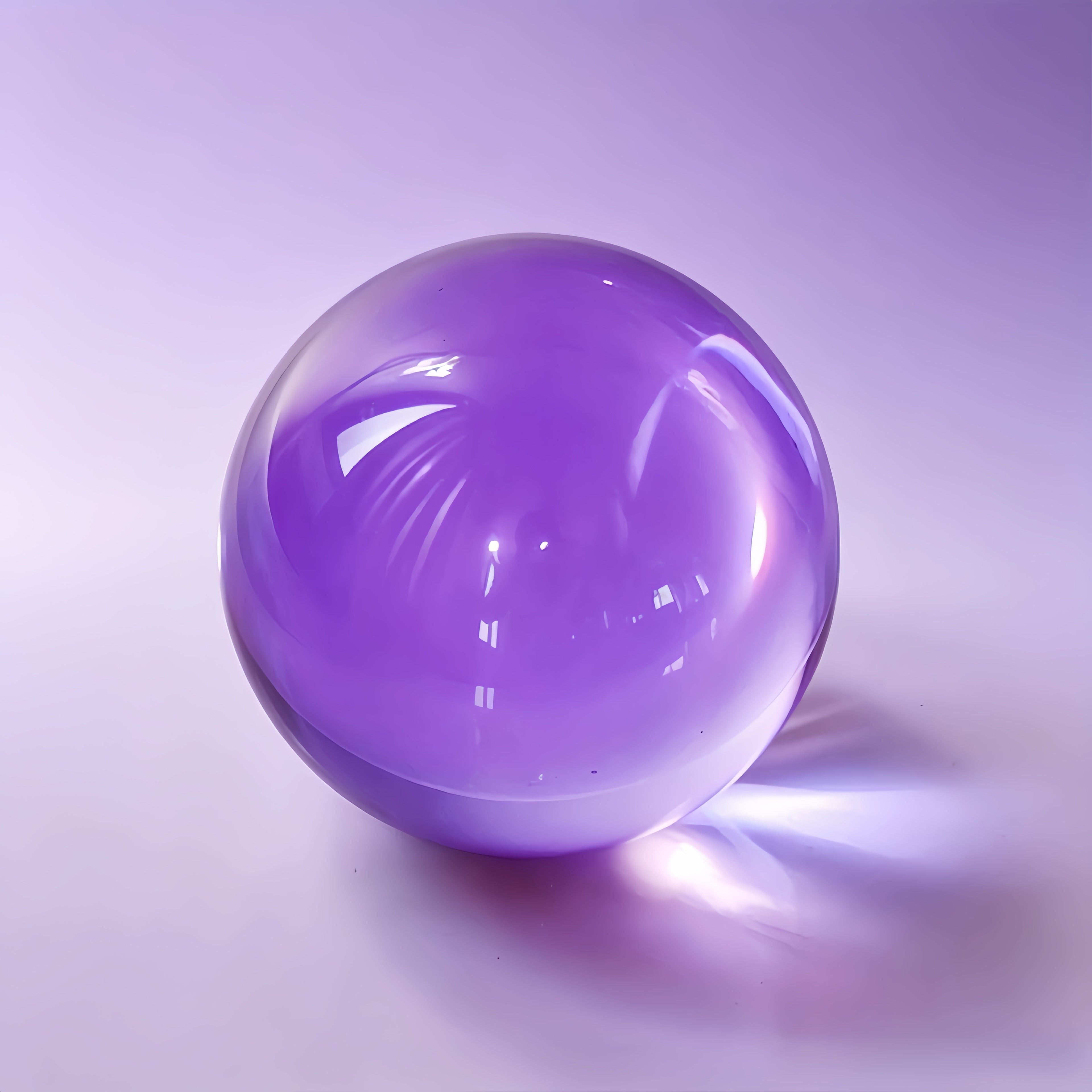 Colored Crystal Glass Ball